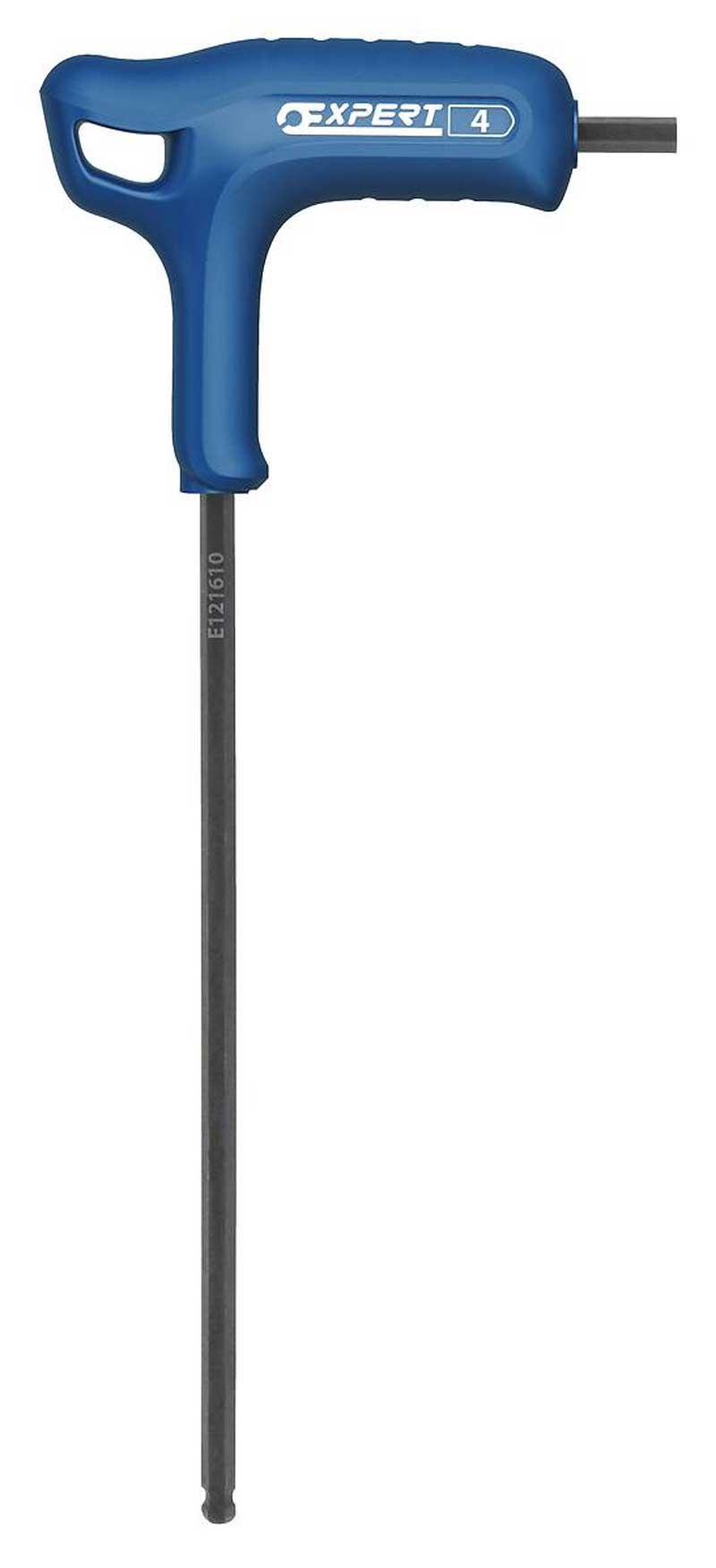 Metric keys, handle "T", 6-point, spherical head, 4 - 10 mm