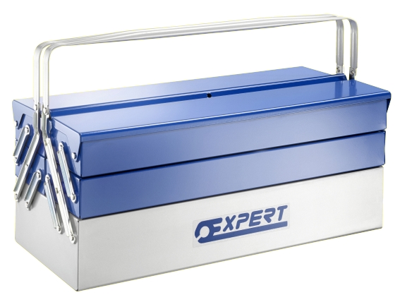 5-piece metal toolbox 45 and 53.5 cm