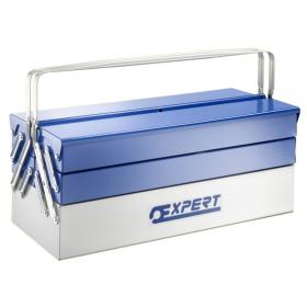 E010201 - Metal toolbox with 5 compartments L.: 53,5 cm