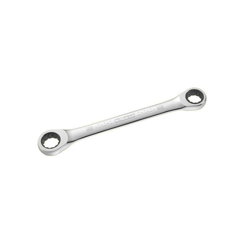E110936 - Klucz oczkowo grzechotkowy, 8x10 mm