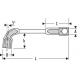 E113458 - Angled socket wrench, 6 mm