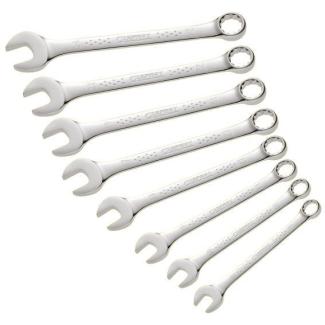 E113241 - Zestaw 9 kluczy oczkowo-płaskich, 1/4"-3/4"