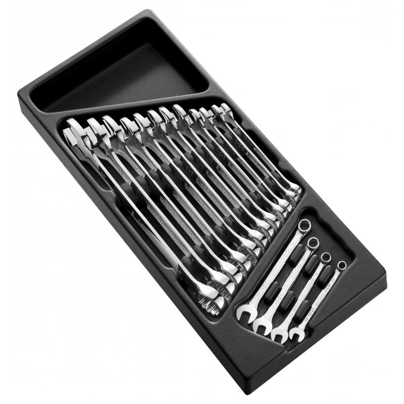 E194937 - Set of 16 combination wrenches, 6-24 mm