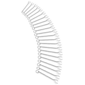 E110326 - Zestaw 22 kluczy oczkowo-płaskich, 6-32 mm