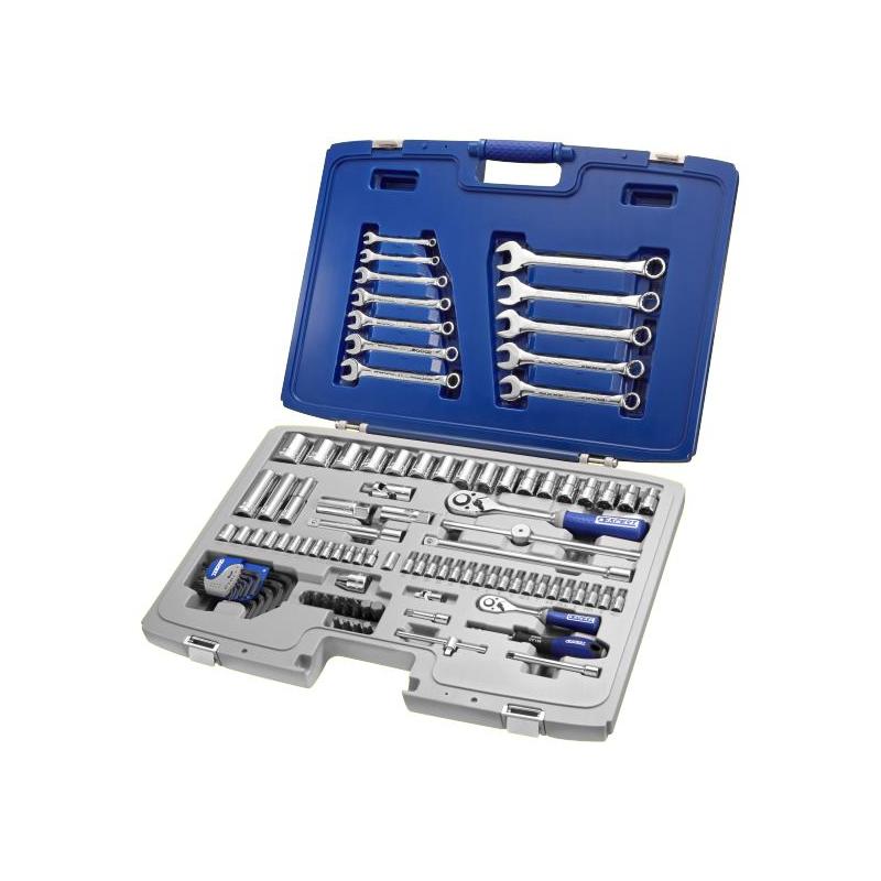 E032911 - Socket, wrench and accessory set , 1/4" - 1/2"