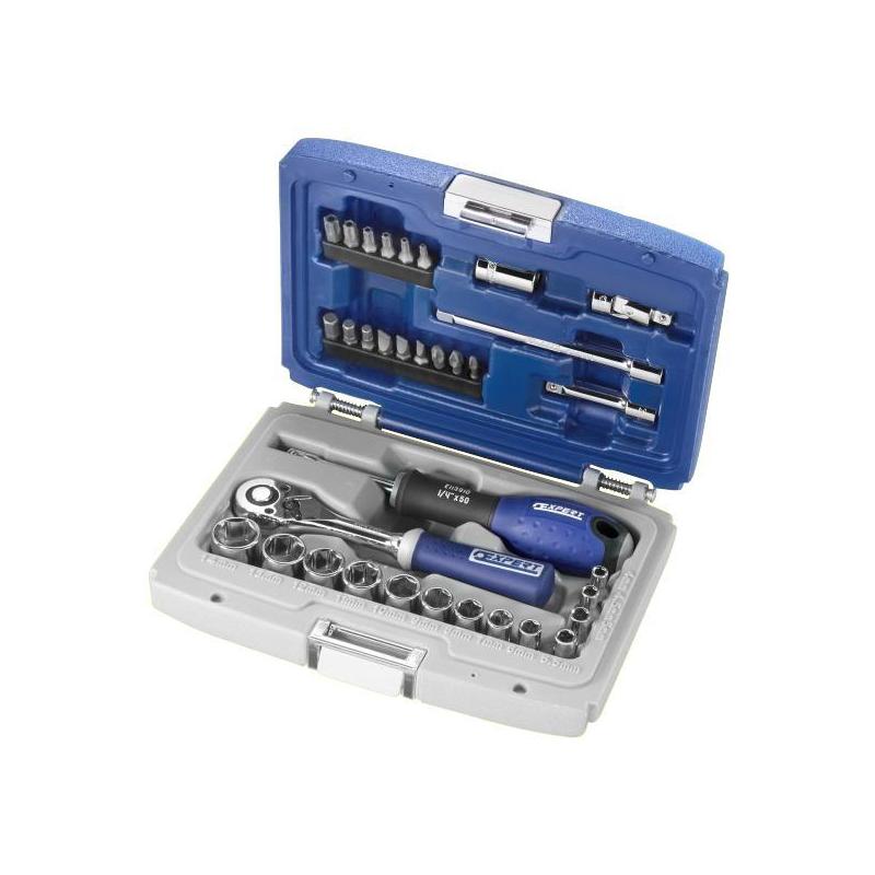 E194672 - Zestaw nasadek i akcesoriów 1/4", 4- 14 mm, T6-T40 E194672 - Zestaw nasadek i akcesoriów 1/4", 4- 14 mm, T6-T40