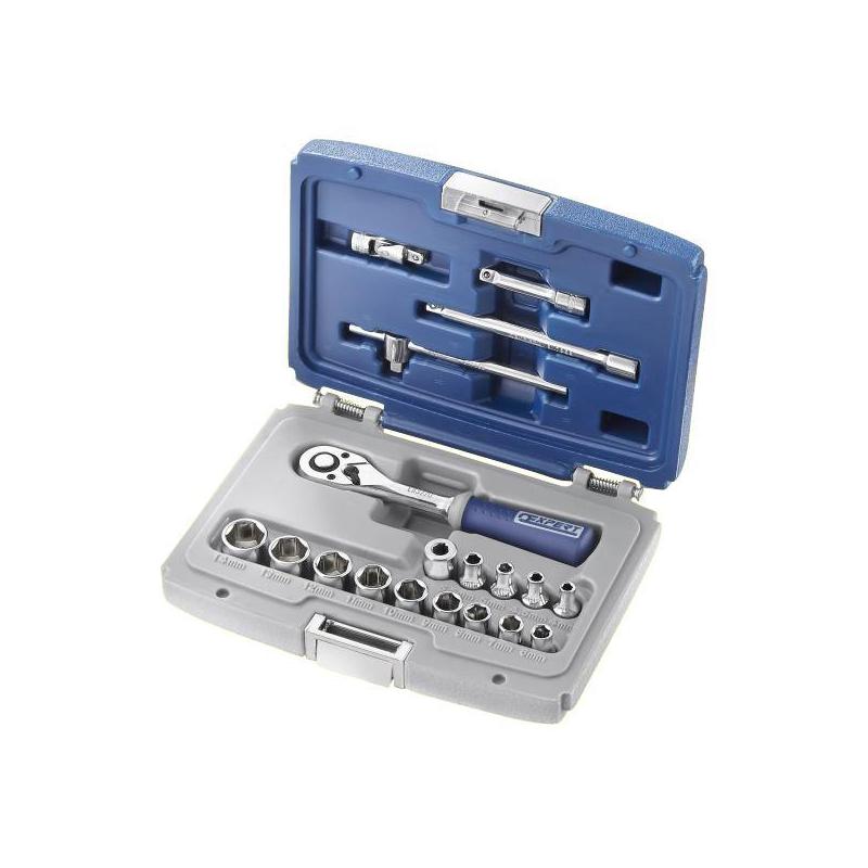 E030700 - Zestaw nasadek i akcesoriów 1/4", 4 - 14 mm E030700 - Zestaw nasadek i akcesoriów 1/4", 4 - 14 mm