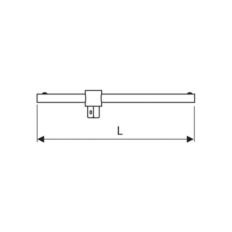E117355 - 1/4" Sliding handle E117355 - 1/4" Sliding handle