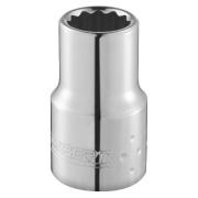 E113740 - 1/4" 12-point socket, inch 3/16" mm