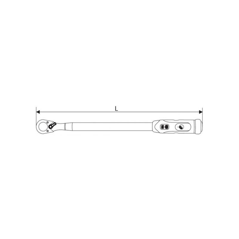 E100111 - 1/2" Preset torque wrench 90 Nm +/- 4%