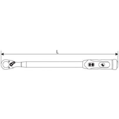 E100113 - 1/2" Preset torque wrench 120 Nm, +/- 4%