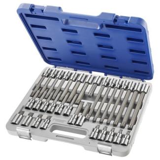 E200522 - Zestaw nasadek trzpieniowych nacinanych 1/2" w kasecie, M5 - M14