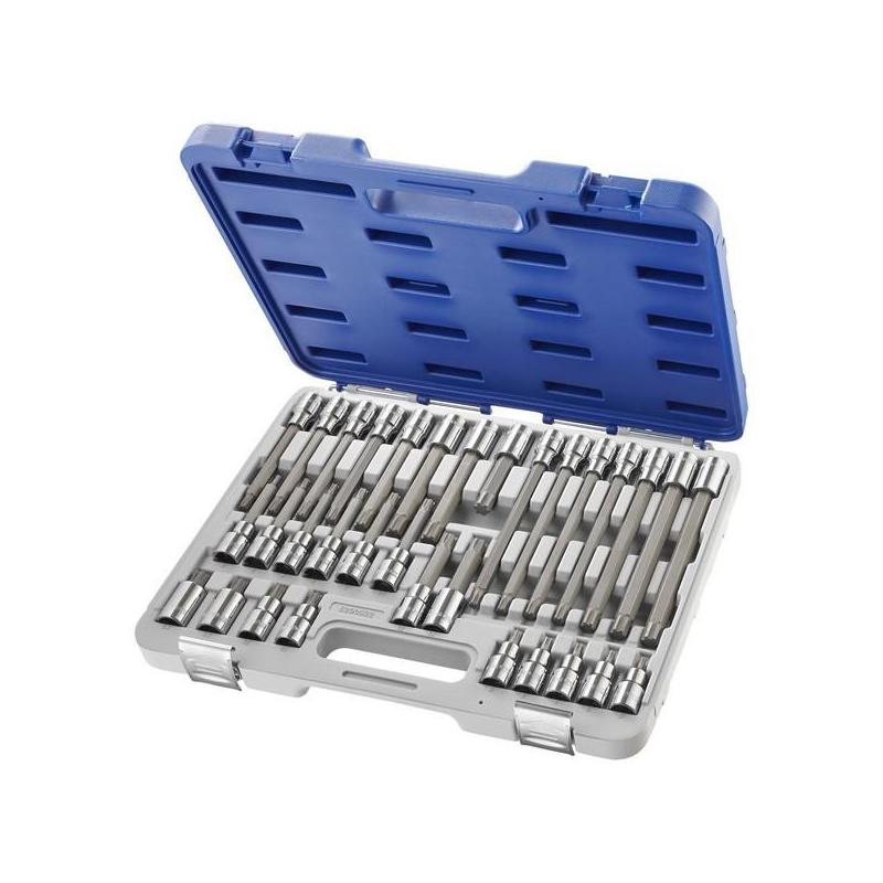 E200522 - 1/2" Groove socket set, 5 - 14 mm