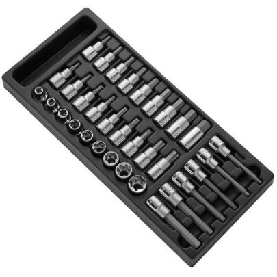 E032922 - 1/2" Screwdriver and TORX® bit sockets module E10 - E24, 5 - 17 mm, T20 - T60
