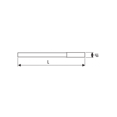 E113816 - 3/4" handle for ratchet
