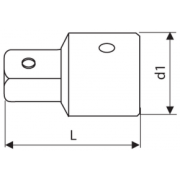E033802 - Przełożenie 3/4" do 1"