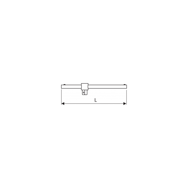 E034503 - 1" Sliding T-handle E034503 - 1" Sliding T-handle