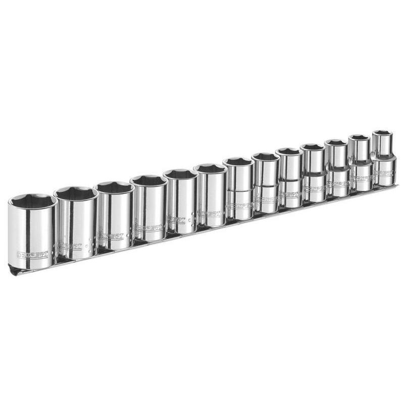 E031803 - Set of 3/8 " Hex sockets, 1/4" - 1" E031803 - Set of 3/8 " Hex sockets, 1/4" - 1"