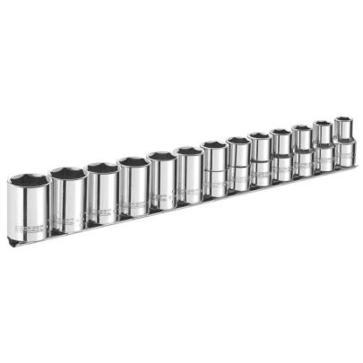 E031803 - Set of 3/8 " Hex sockets, 1/4" - 1"