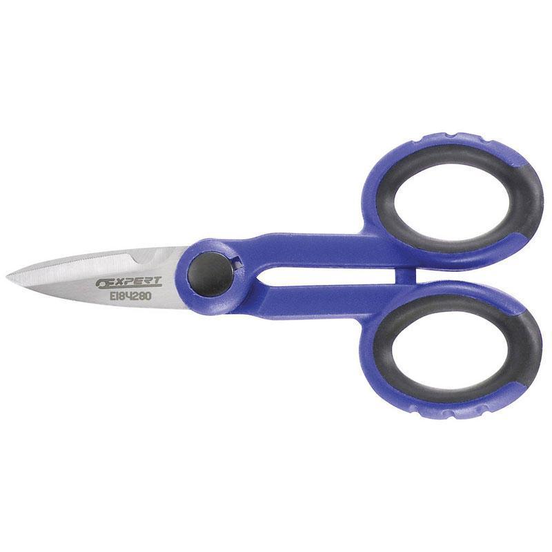 E184280 - Bi-material electricians scissors with long blade E184280 - Bi-material electricians scissors with long blade