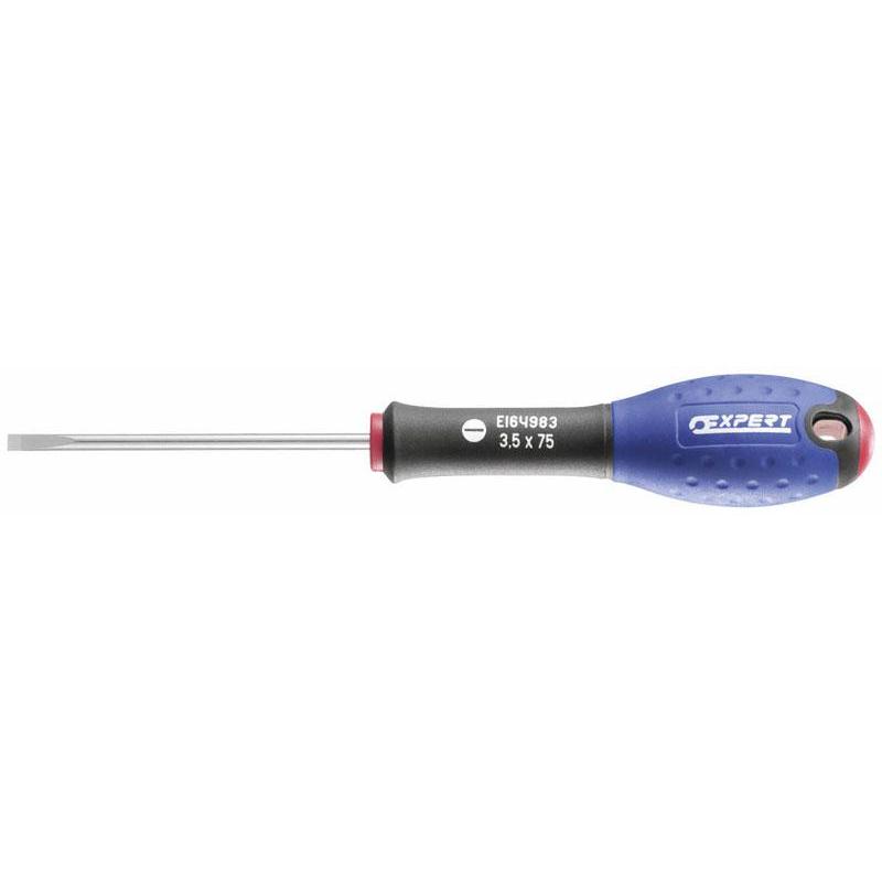 E164983 - Screwdriver for slotted head screws - milled blade, 3,5 x 75 mm
