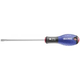 E160201 - Screwdriver for slotted head screws - forged blade, 2,5 x 75 mm