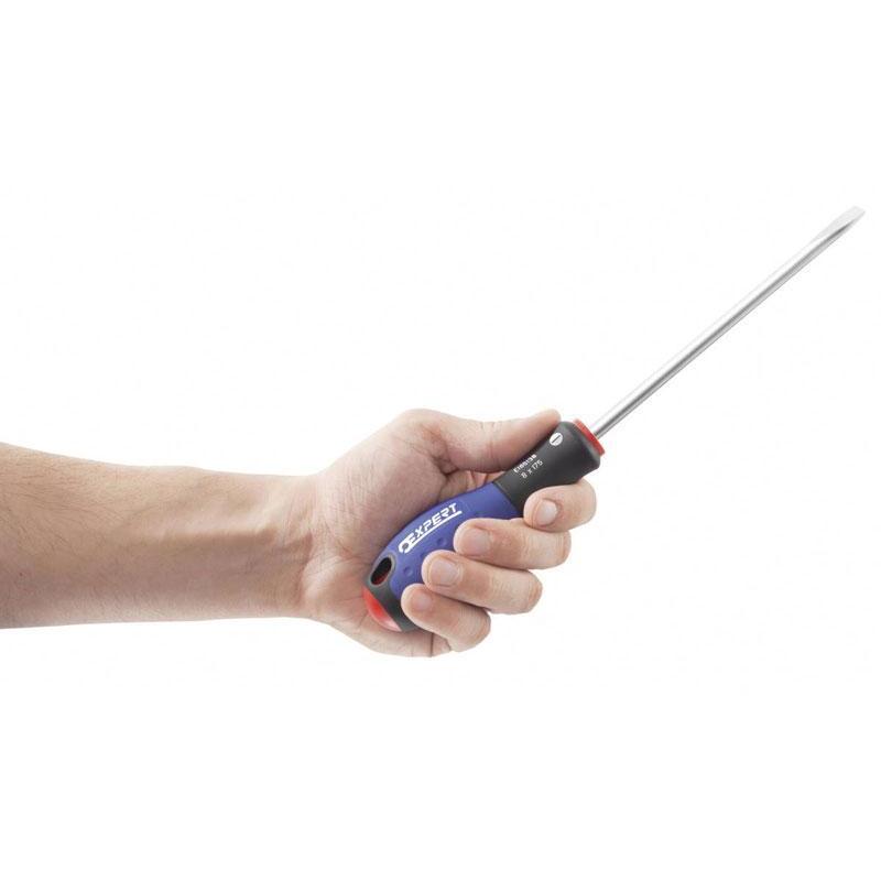 E165016 - Screwdriver for slotted head screws - forged blade, 4 x 100 mm