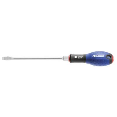E160202 - Wkrętak do śrub z rowkiem dla mechanika, z zabierakiem sześciokątnym, 6,5 x 150 mm