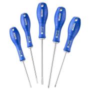 E160921 - Zestaw wkrętaków PRIMO do wkrętów z rowkiem i POZIDRIV®, 3,5 - 5,5 mm i PZ1 - PZ2