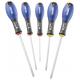 E160901 - Set of screwdrivers for slotted head screws, Phillips®, 3,5 - 5,5 mm, PH1 - PH2