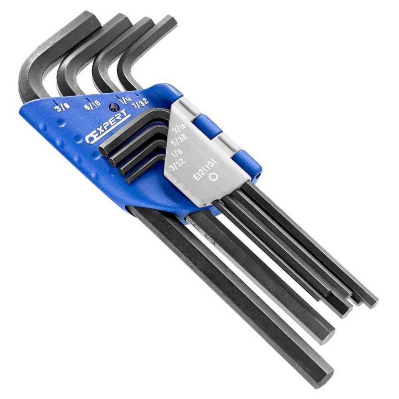 E121101 - Set of long, hex keys, 1/16" - 3/8" E121101 - Set of long, hex keys, 1/16" - 3/8"