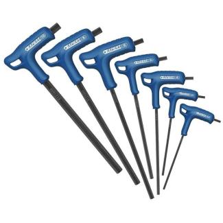 E121617 - Set of hex keys, handle "T", 2,5 - 10 mm
