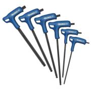 E121616 - Set of hex keys, handle "T", spherical head, 3 - 8 mm