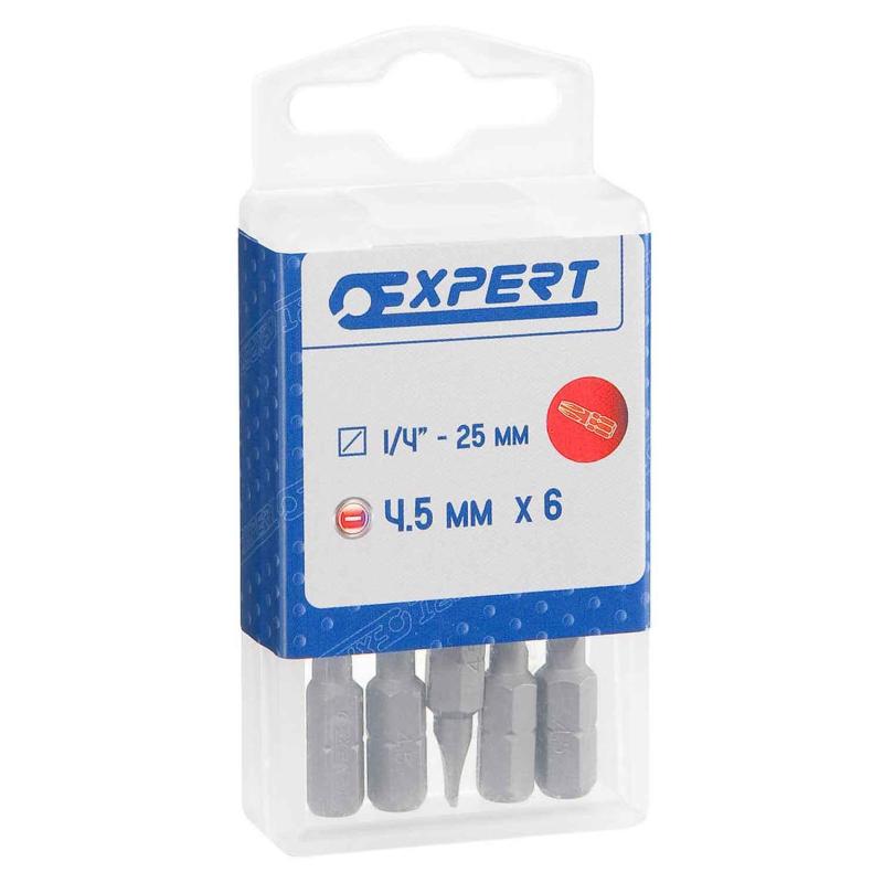 E130104 - Standard bits for slotted head screws, 6,5 mm