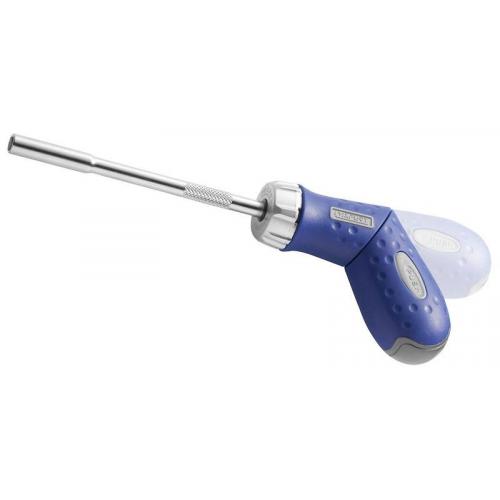 E160802 - Ratchet screwdriver with bit holders, revolver handle