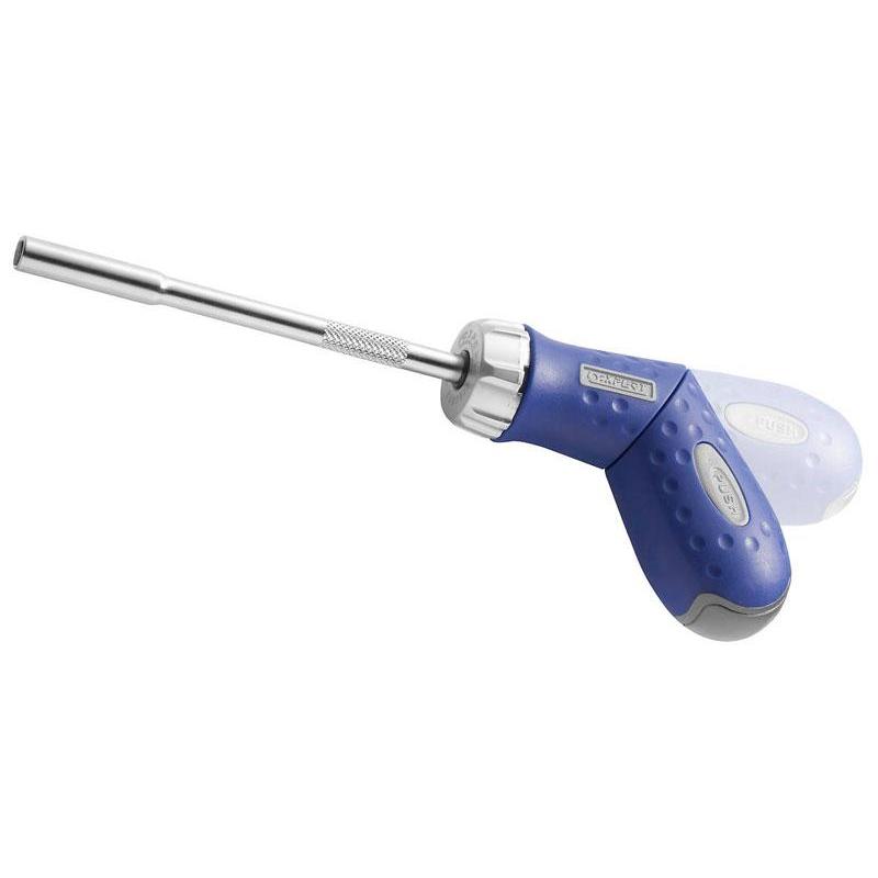 E160802 - Ratchet screwdriver with bit holders, revolver handle