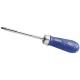 E160802 - Ratchet screwdriver with bit holders, revolver handle