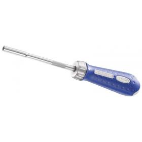 E160801 - Ratchet Screwdriver with bit holders