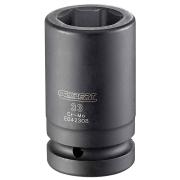 E042304 - 1" Hex long impact socket, metric, 27 mm