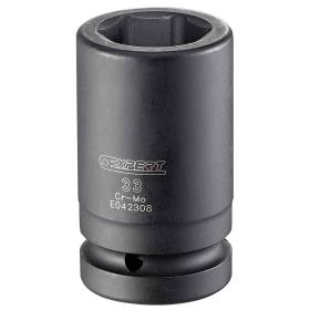 E042304 - 1" Hex long impact socket, metric, 27 mm