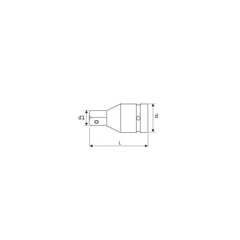 E041502 - Impact reducer 3/4" to 1/2" E041502 - Impact reducer 3/4" to 1/2"