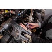 E080210 - Szczypce tnące boczne dla elektryków, 180 mm