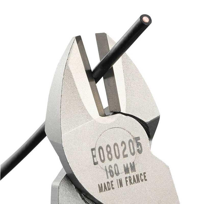 E080205 - Szczypce tnące boczne dla inżynierów, 160 mm