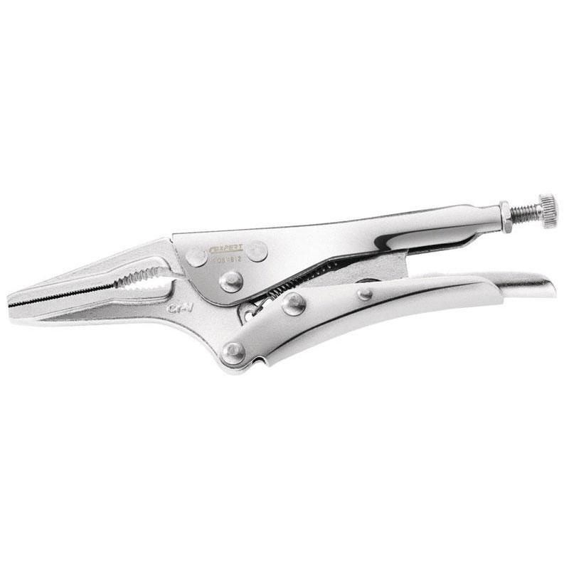 E084812 - Long nose lock grip pliers, 170 mm