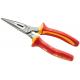 E050409 - VDE Short half-round pliers - 1000V insulated, 200 mm