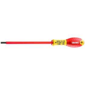 E165413 - Insulated screwdriver 1000V for slotted head screws, 5,5 x 150 mm