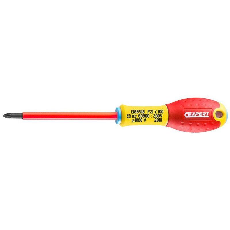 E165417 - Wkrętak izolowany 1000V do śrub POZIDRIV®, PZ0 E165417 - Wkrętak izolowany 1000V do śrub POZIDRIV®, PZ0