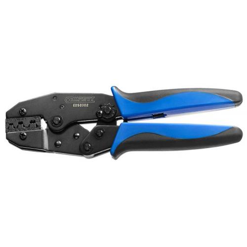 E050302 - Crimping pliers for non insulated terminals, range 0,5 - 6 mm²
