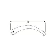 E096009 - Replacement leg for E096005, E096006, 225 mm