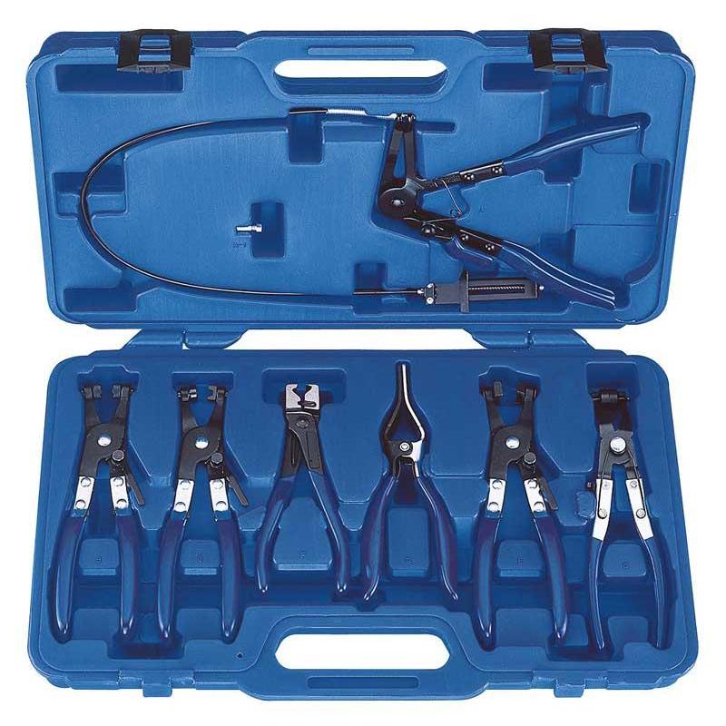 E200501 - Set of 7 pliers for self-tightening clamp pliers